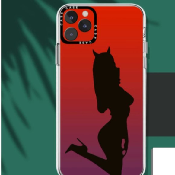 Devil Girl Print Phone 11 Pro Max Case - Picture 2 of 3